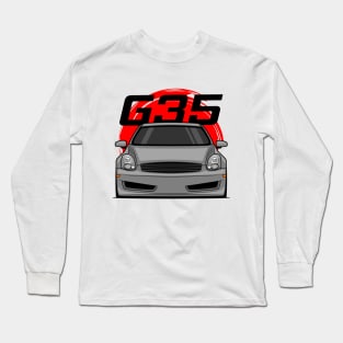 Front Gray G35 JDM Long Sleeve T-Shirt